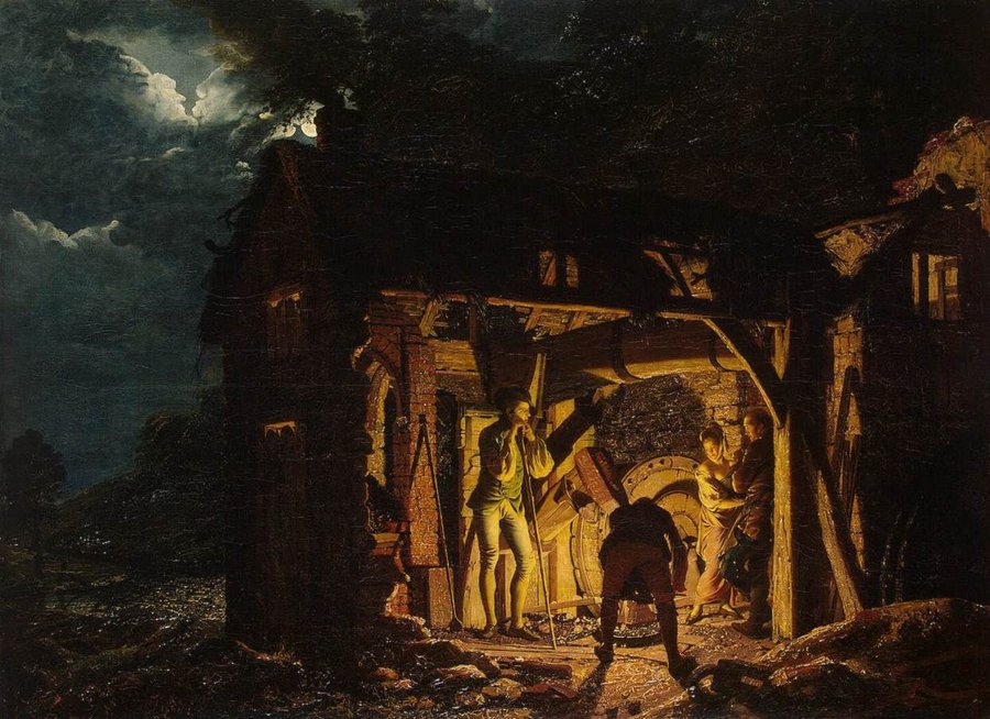 Joseph Wright, An Iron Forge